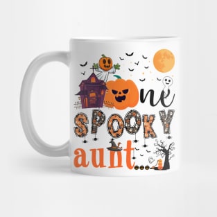 One Spooky aunt Halloween October 31 Mug